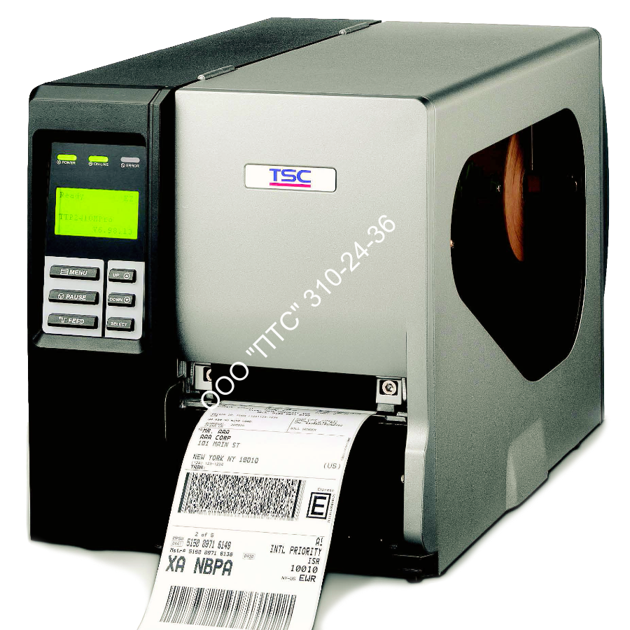 Принтер этикеток термотрансферный TSC TTP-2410