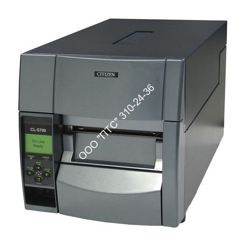 Принтер этикеток Citizen CL-S703 термотрансферный, 300 dpi, RS-232, USB, Ethernet